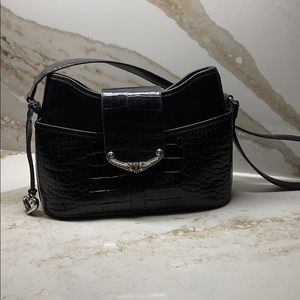 Black leather Brighton handbag